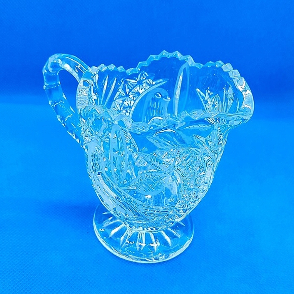 Hofbauer 'The Byrdes' Lead Crystal Creamer server - Picture 3 of 3